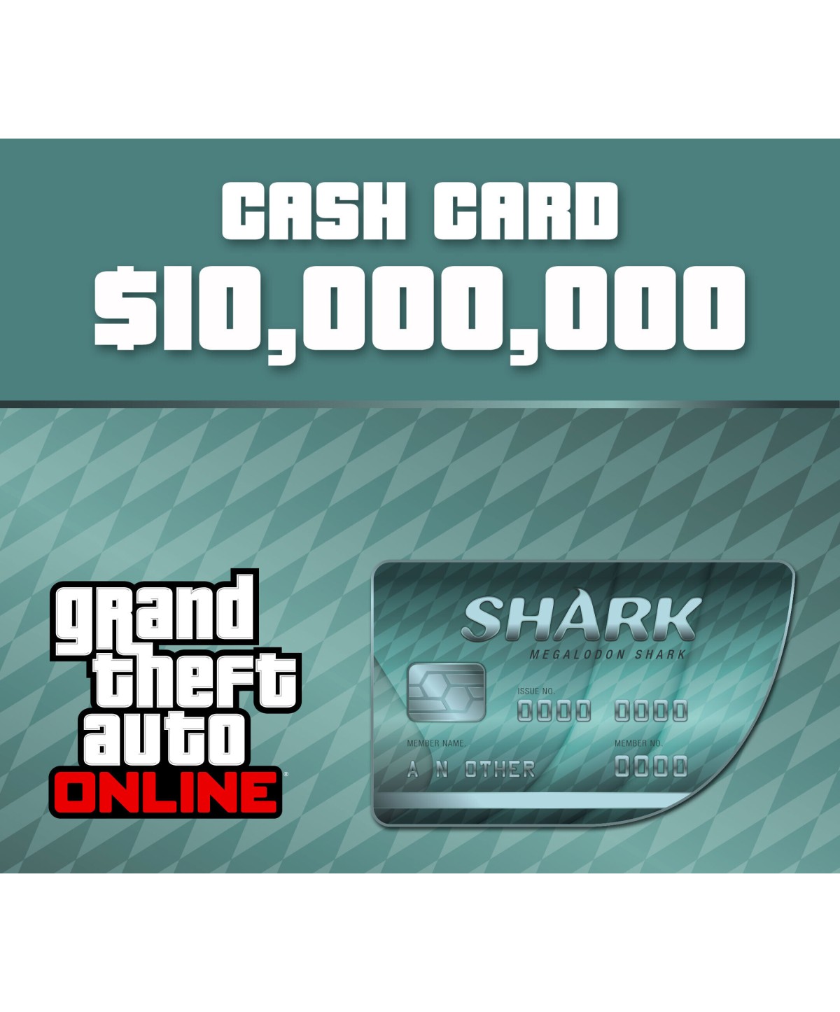 Grand Theft Auto Online - $10,000,000 Megalodon Shark Cash Card XBOX One Xbox One Key GLOBAL